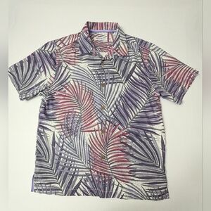 Tommy Bahama Eltona Jungle Men's Shirt Button Up Silk Short Sleeve Size S NWOT